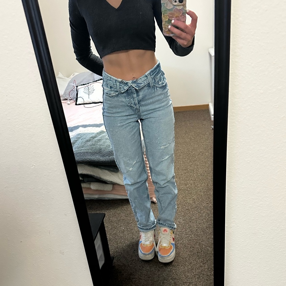 High Rise Straight Leg